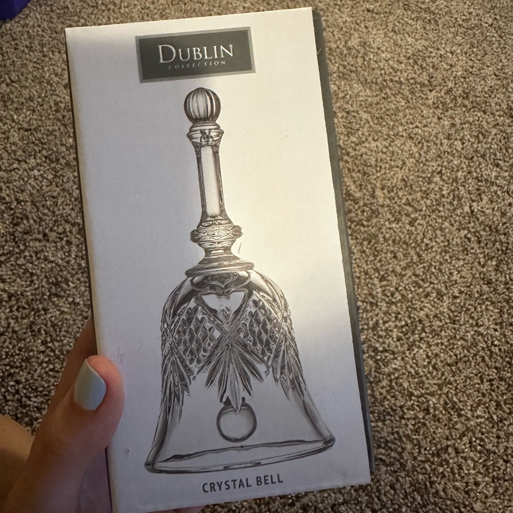 Godinger Dublin Crystal Bell